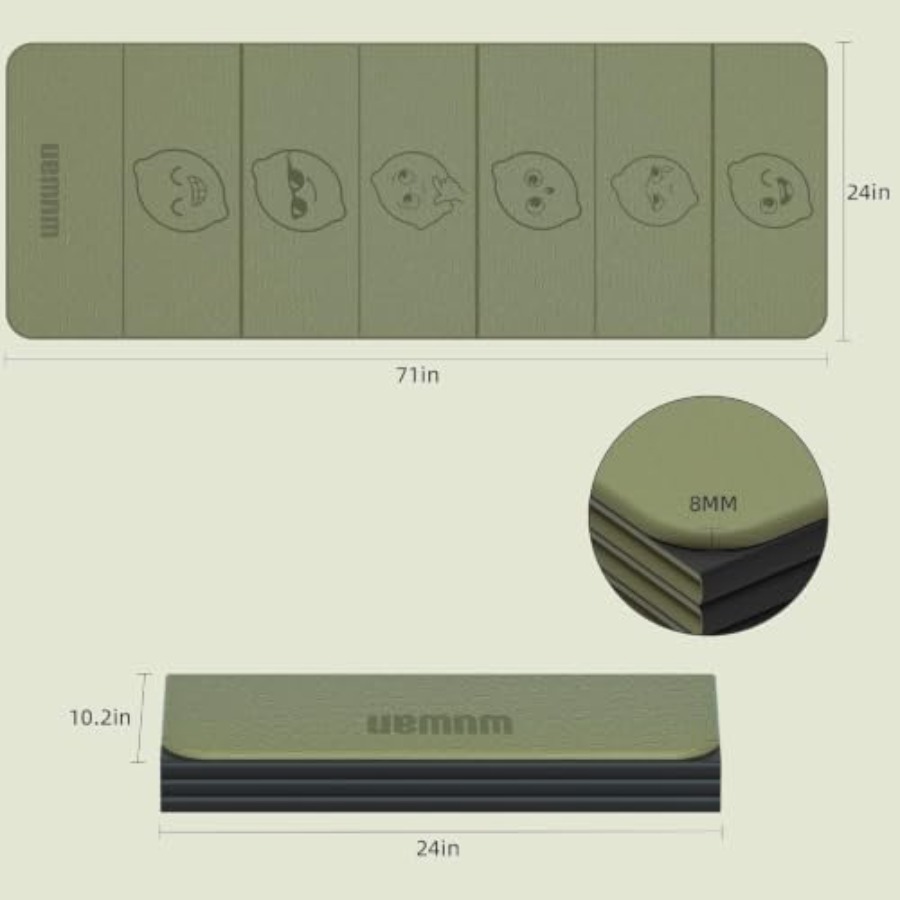 TPE yoga mat for home/gym/trav - Yoga Mat review and price