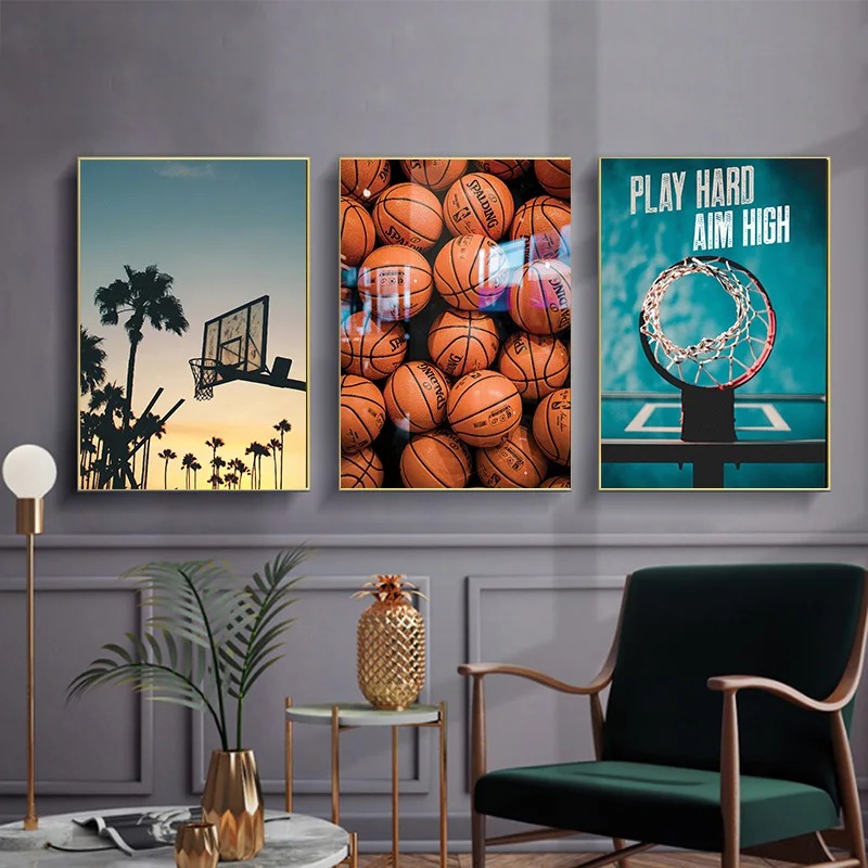 1pc frameless Canvas Painting  - Basketball Hoop review and price