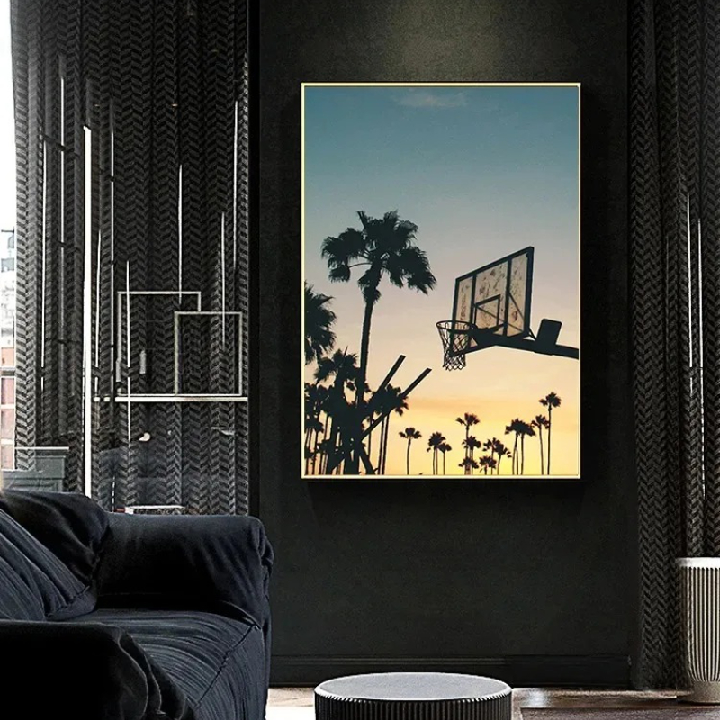 1pc frameless Canvas Painting  - Basketball Hoop review and price
