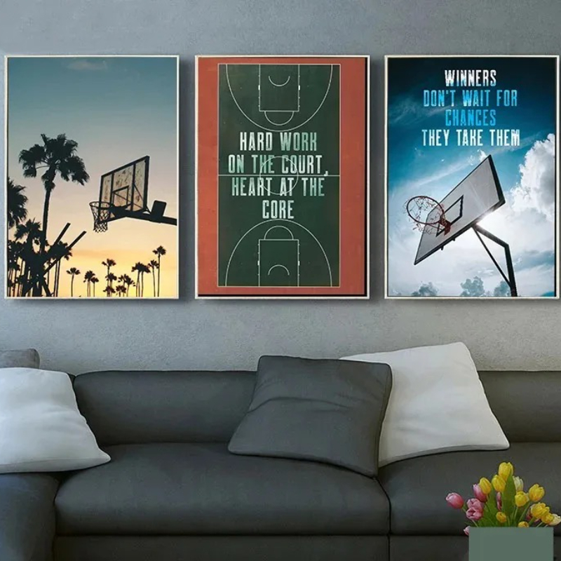 1pc frameless Canvas Painting  - Basketball Hoop review and price