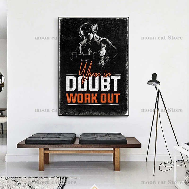 Fitness Sports Poster Bodybuil - Sports Equipment Poster review and price